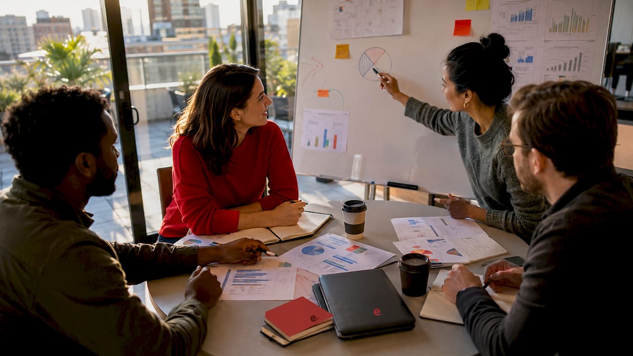 Global Talent Acquisition Best Practices for HR Teams 2 HR team discussing workforce planning