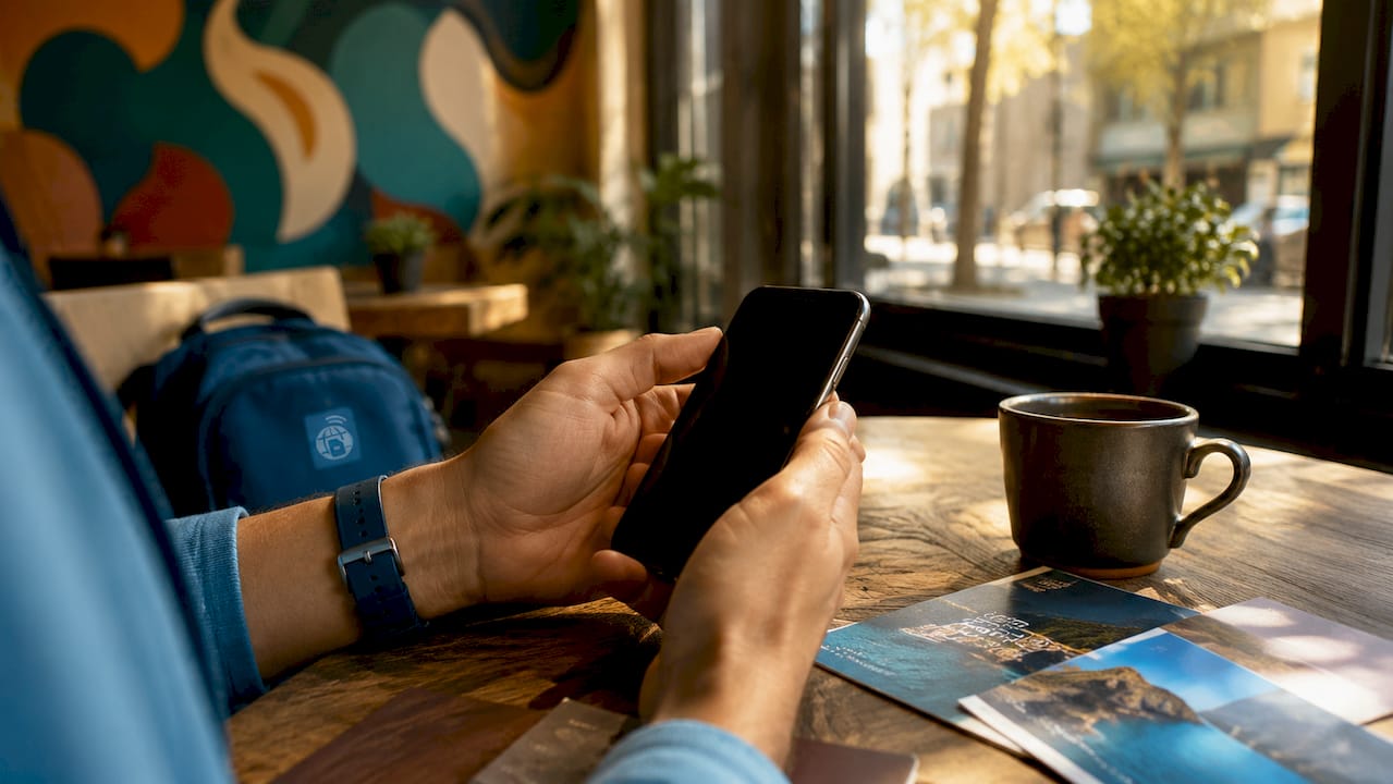 Verifica della compatibilità eSIM dello smartphone dalla scrivania di casa