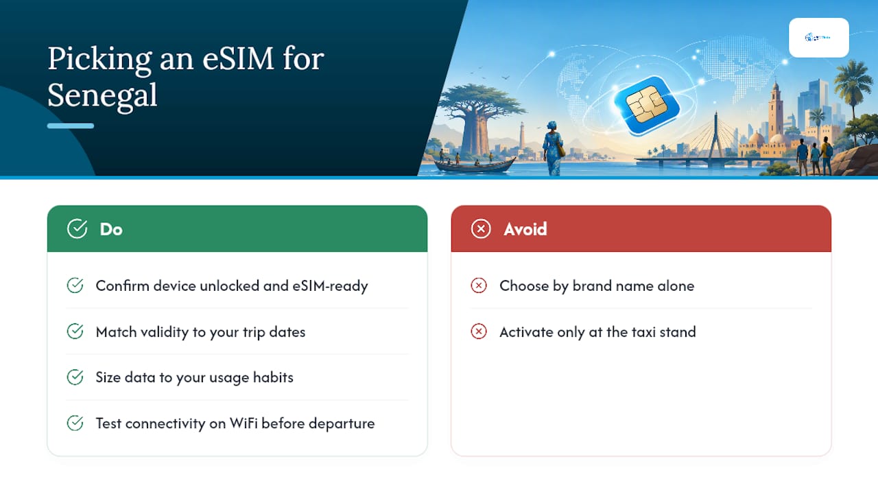 An Honest Take on Picking an eSIM for Senegal — overview diagram