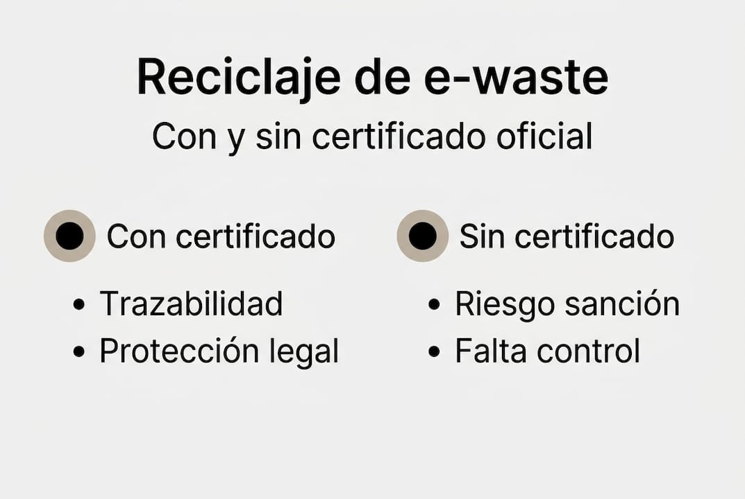 Infografía: ¿Por qué elegir reciclaje certificado y no uno convencional?