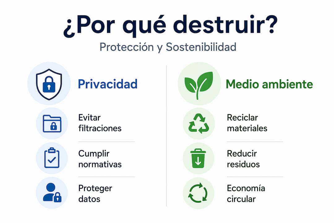 Infografía: razones habituales por las que las personas deciden deshacerse de sus dispositivos