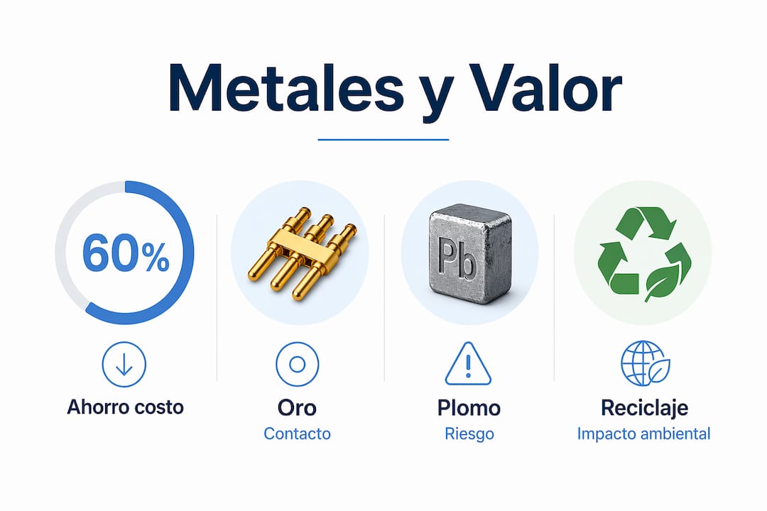 Infografía: beneficios y riesgos de reutilizar componentes electrónicos