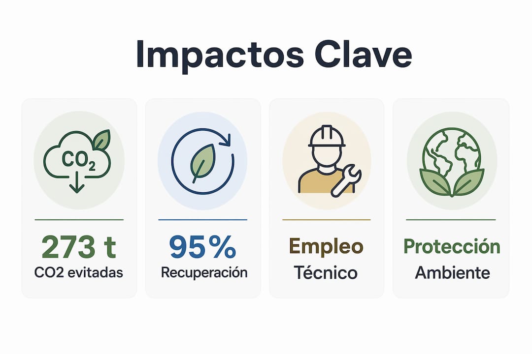 Infografía con datos clave sobre el impacto de la minería electrónica