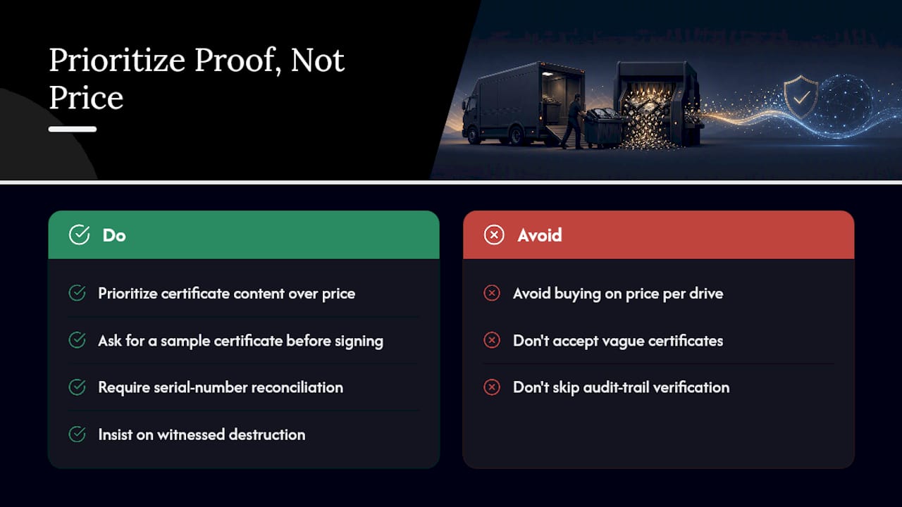 Why Procurement Teams Overrate Price and Underrate Proof — overview diagram