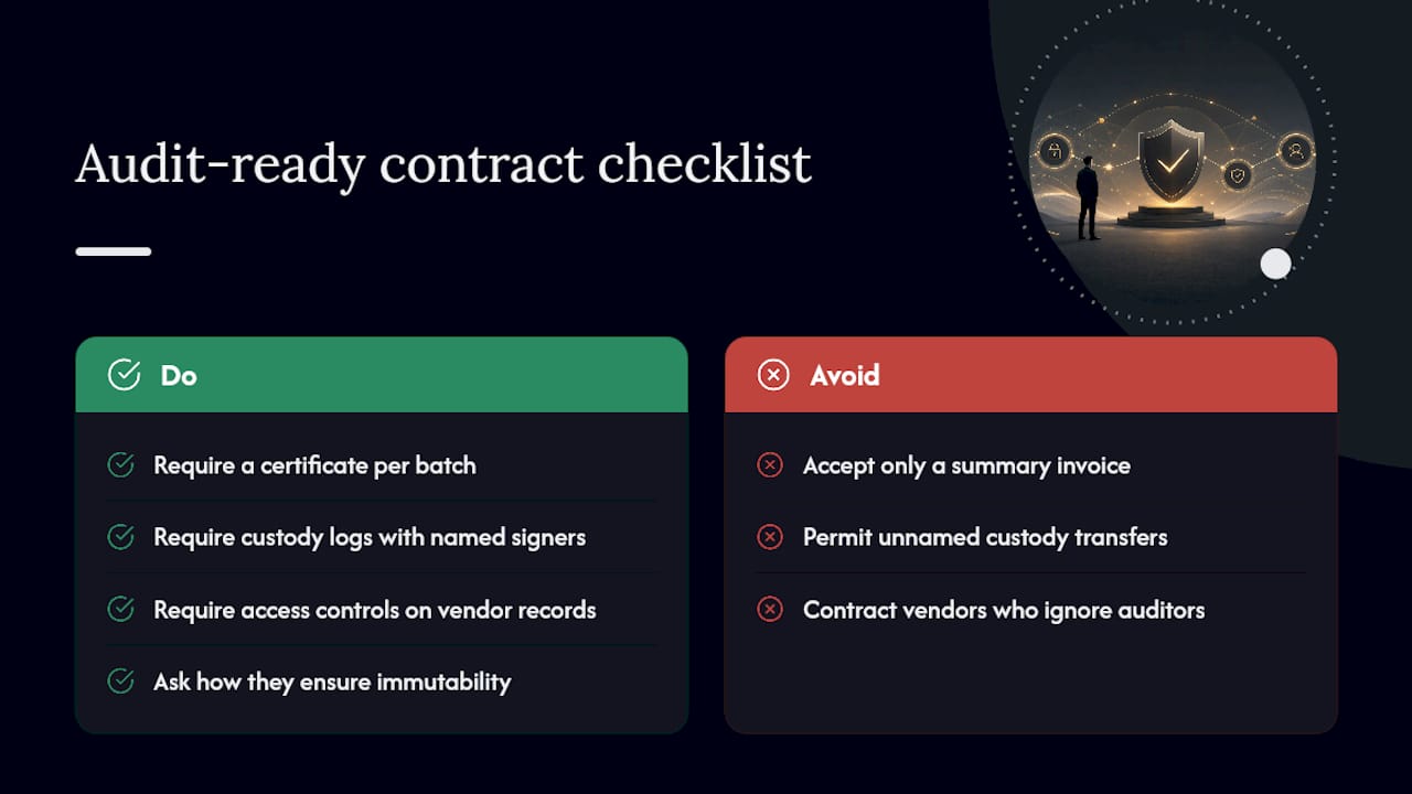 Building for the Auditor, Not Just the Workflow — overview diagram