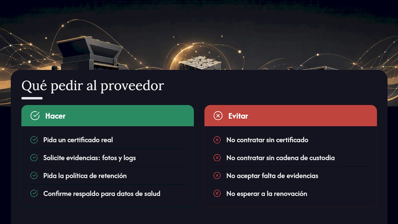 Cómo le ayuda Usedcartridge a mantener certificados listos para auditoría — overview diagram