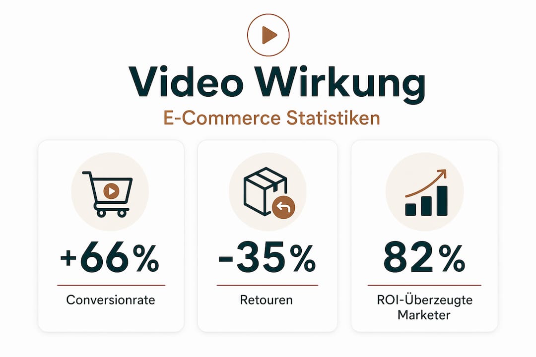 Infografik: So wirken Videos auf Conversion-Rate, Retourenquote und ROI