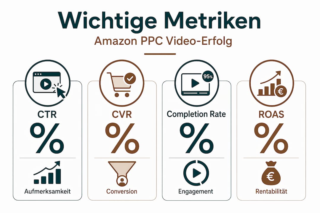 Übersicht: Die wichtigsten Kennzahlen für erfolgreiche PPC-Video-Kampagnen auf einen Blick