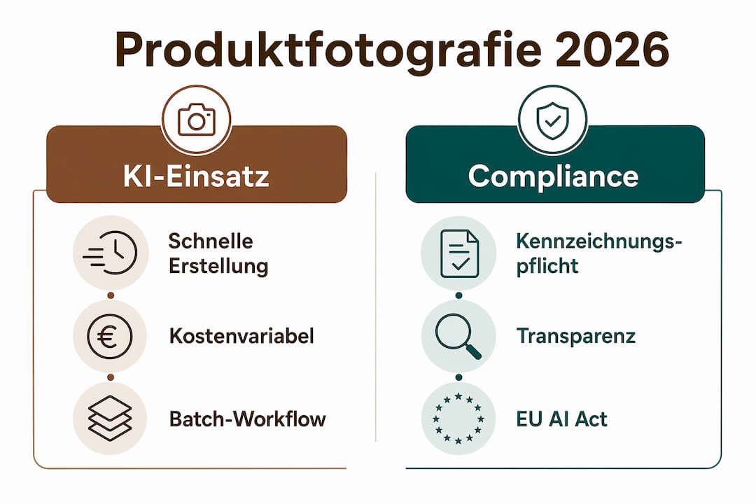 Übersicht: Trends und gesetzliche Vorgaben in der Produktfotografie 2026