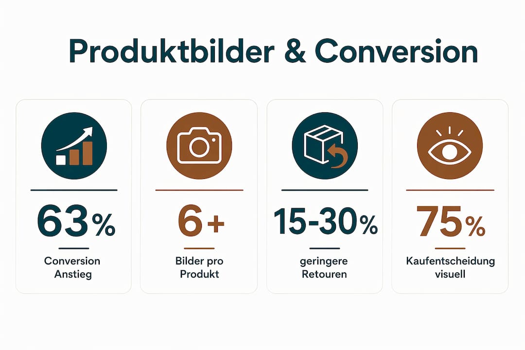 Infografik: Wie Produktbilder die Conversion-Rate beeinflussen