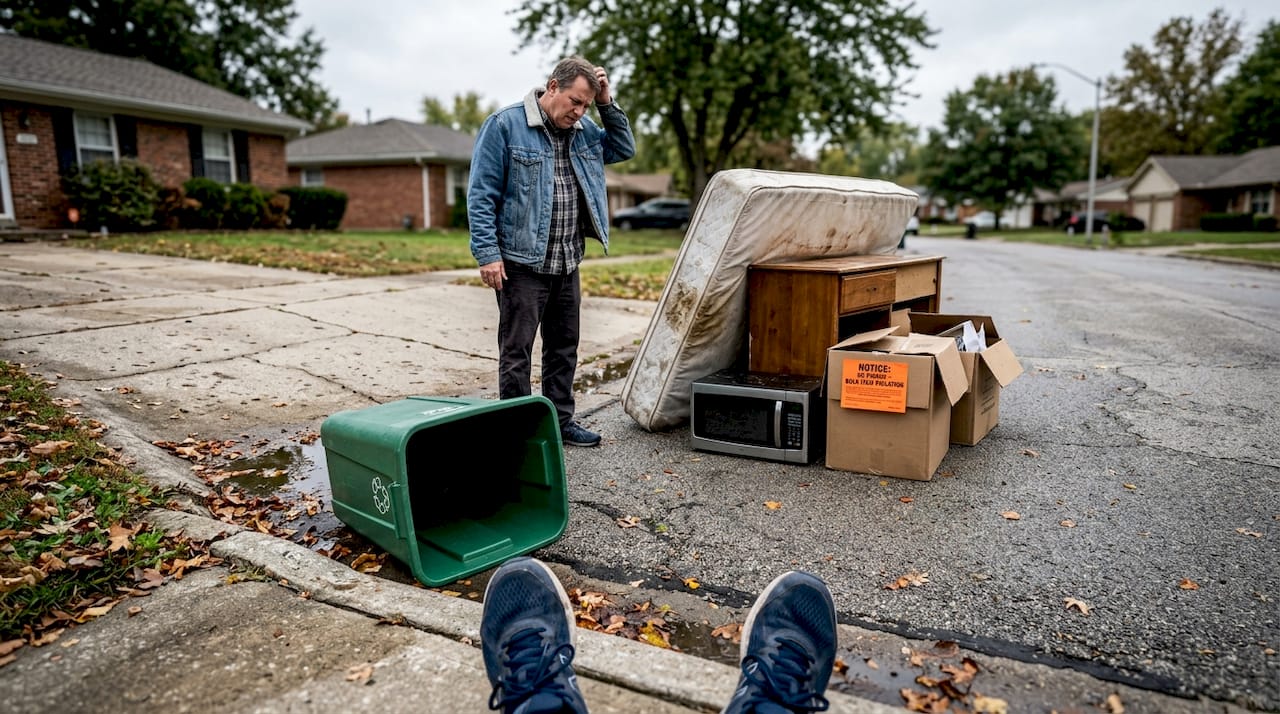 Resident puzzled by missed curbside junk pickup
