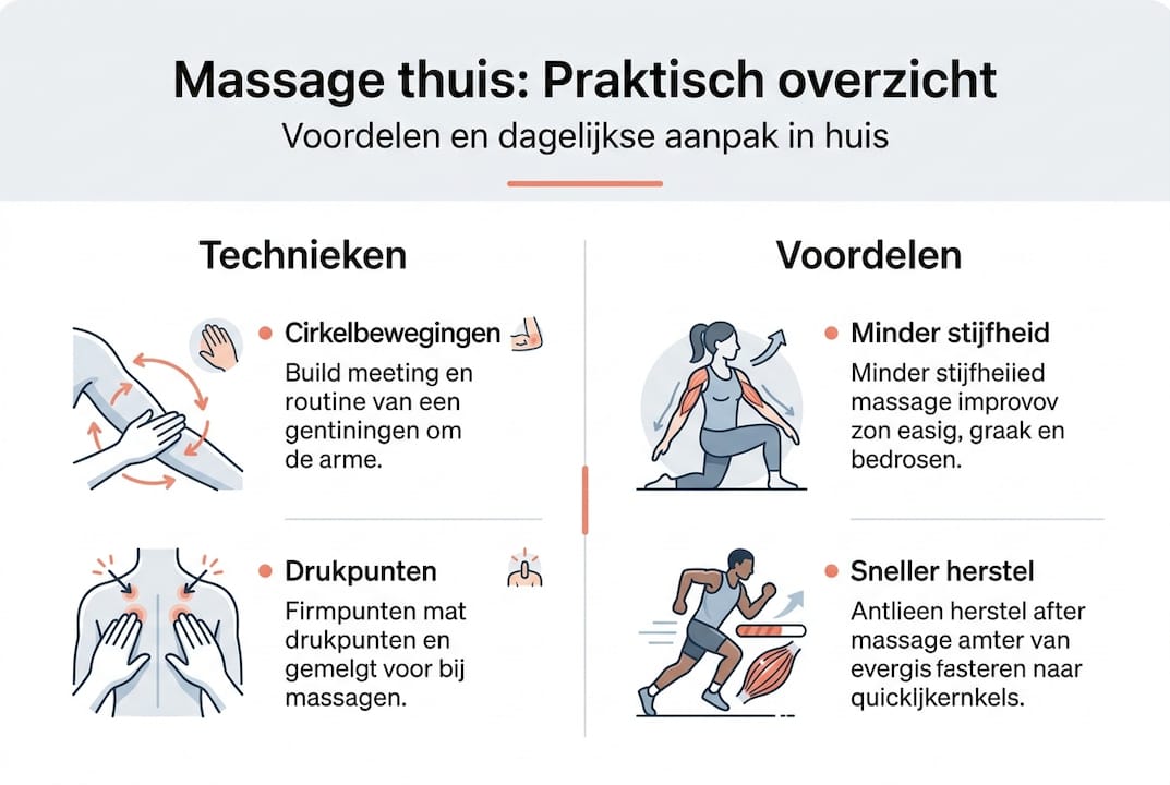 Overzicht: handige massage-technieken voor thuis en de voordelen ervan