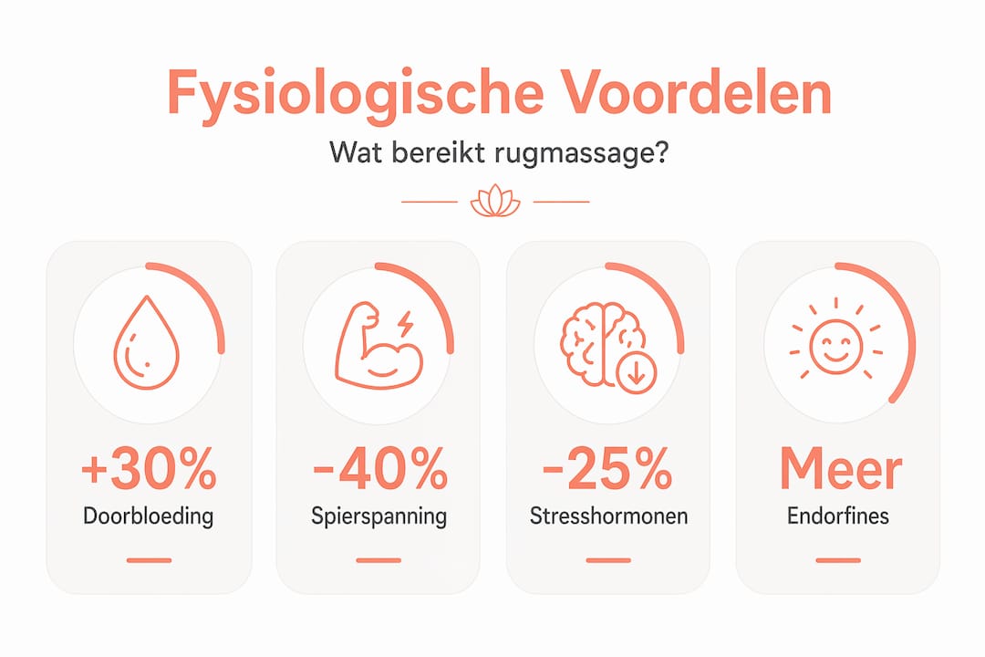 Infographic: De positieve effecten van rugmassages op je lichaam