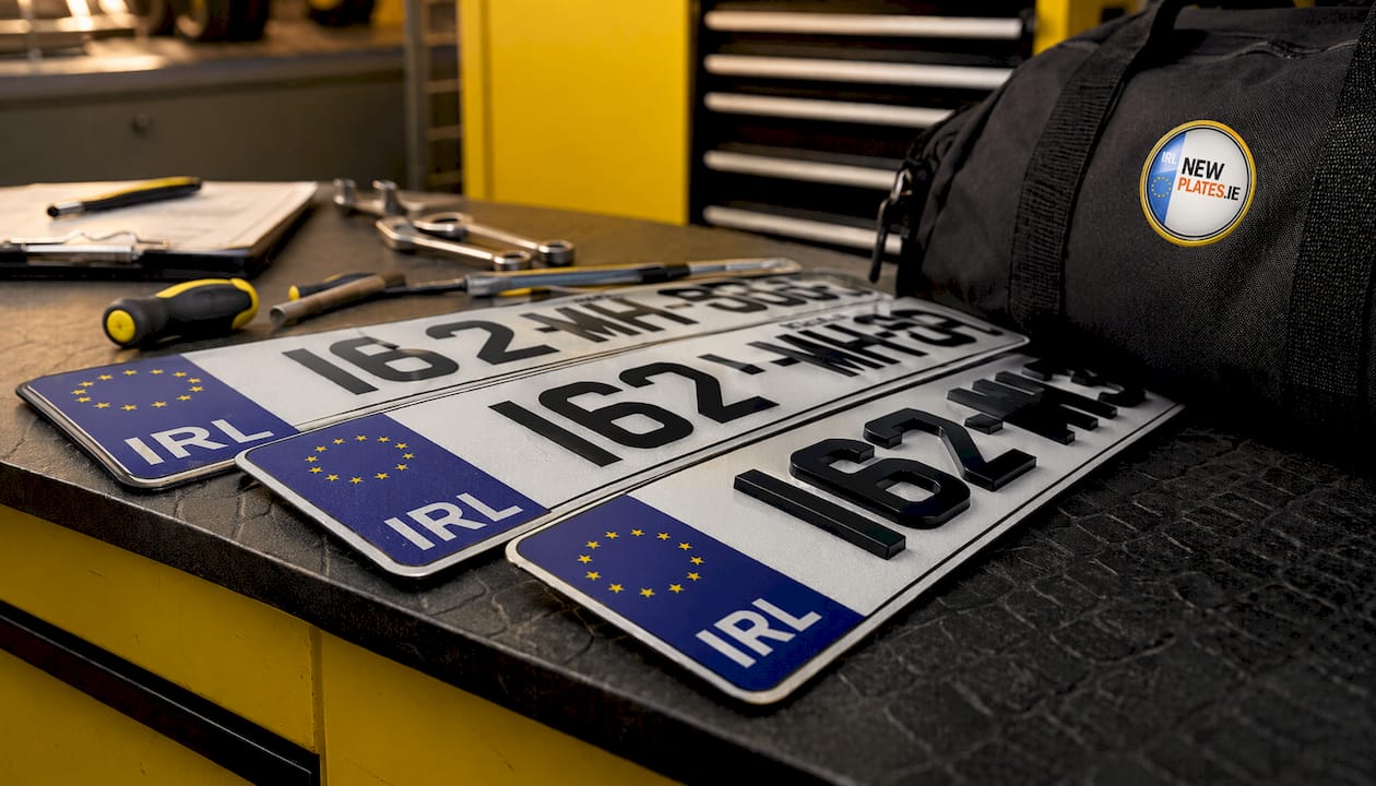 Standard NCT compliant number plates