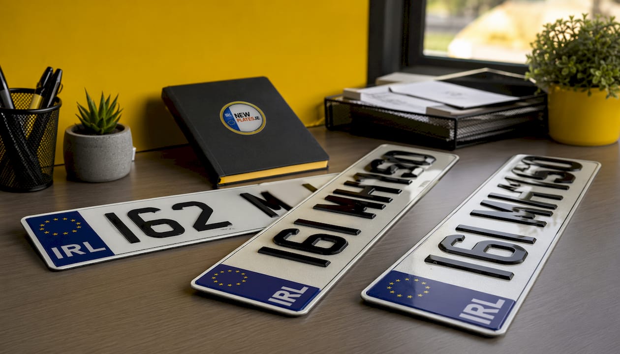 Standard NCT compliant number plates