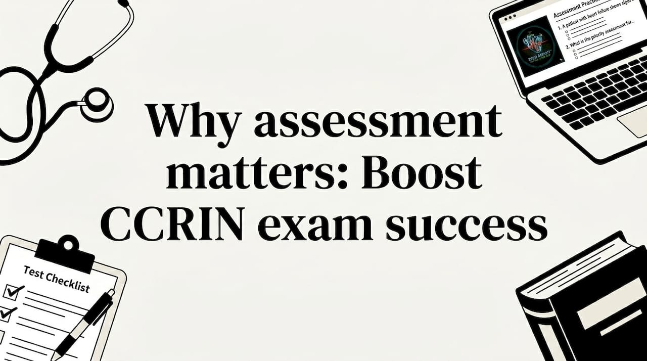 Title card illustration for CCRN assessment article