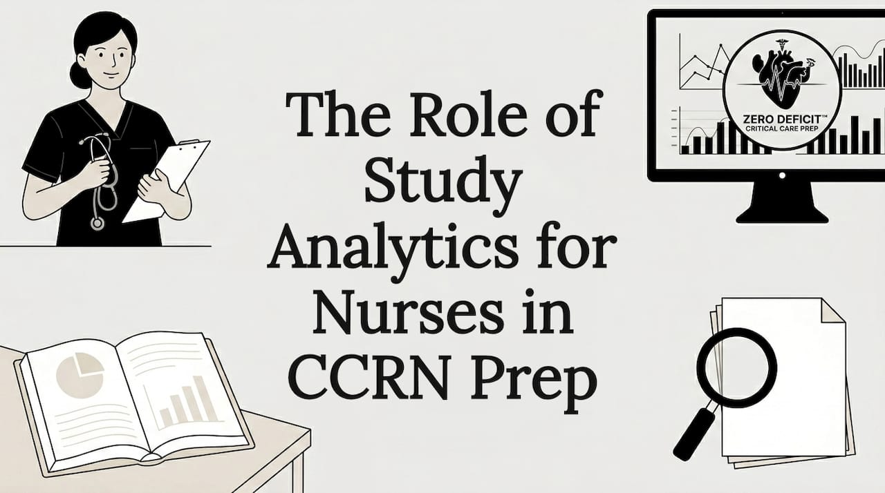 Decorative study analytics title card illustration