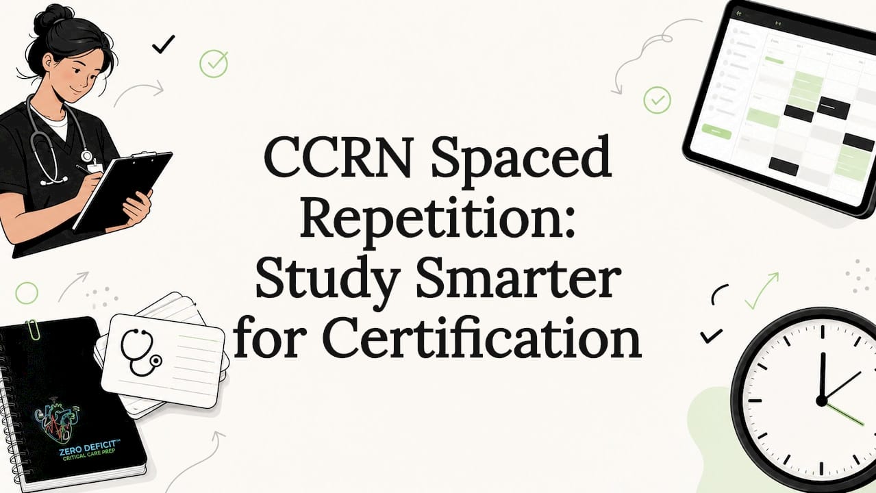 CCRN Spaced Repetition: Study Smarter for Certification