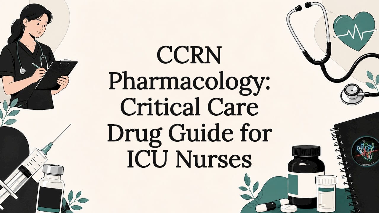CCRN Pharmacology: Critical Care Drug Guide for ICU Nurses