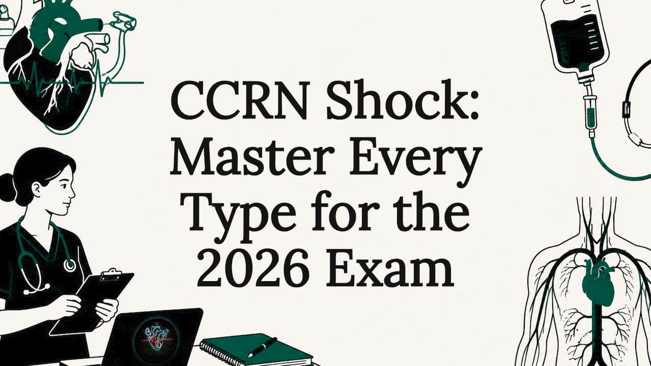 CCRN Shock: Master Every Type for the 2026 Exam