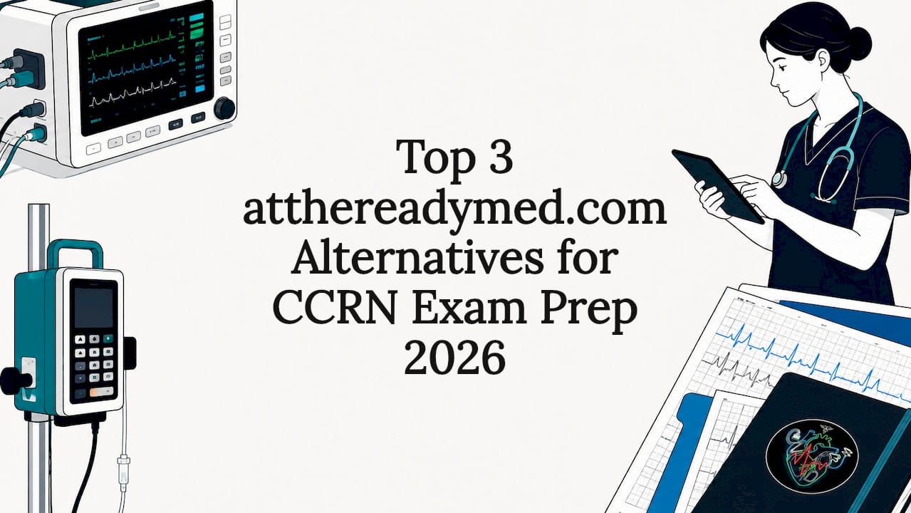 Top 3 atthereadymed.com Alternatives for CCRN Exam Prep 2026