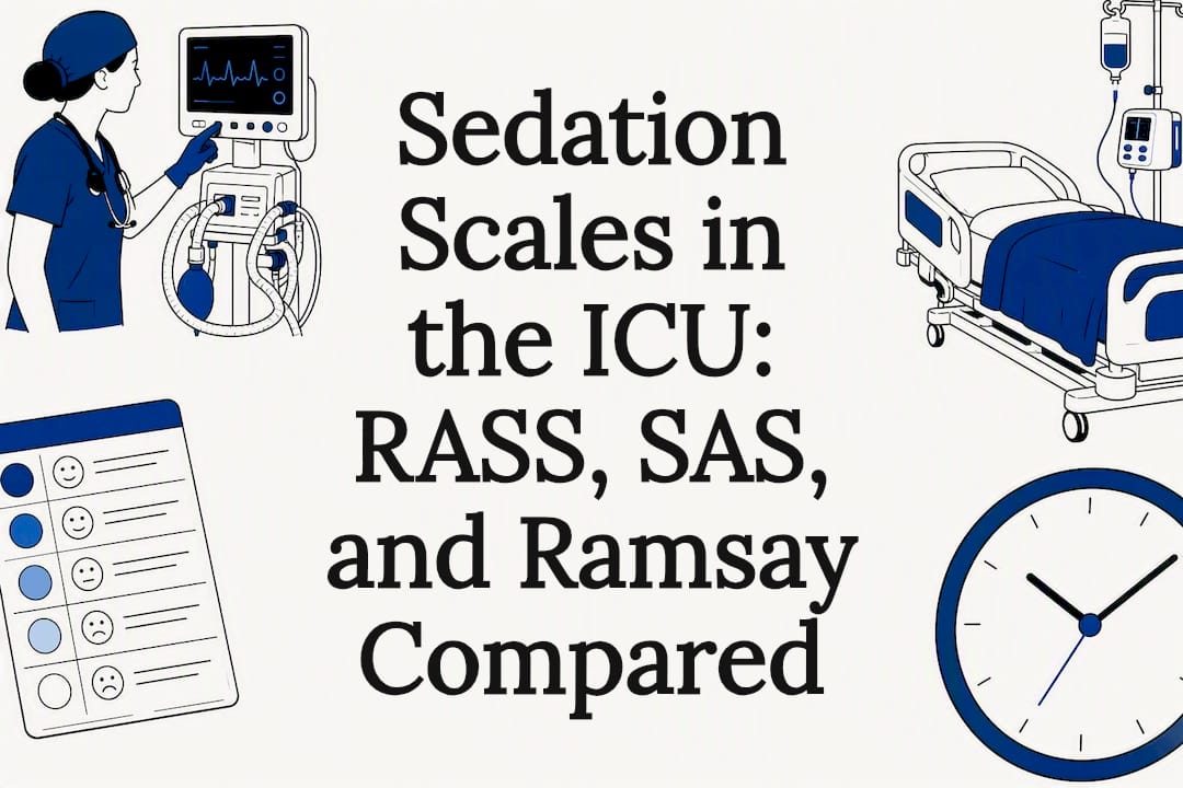 Sedation Scales in the ICU: RASS, SAS, and Ramsay Compared
