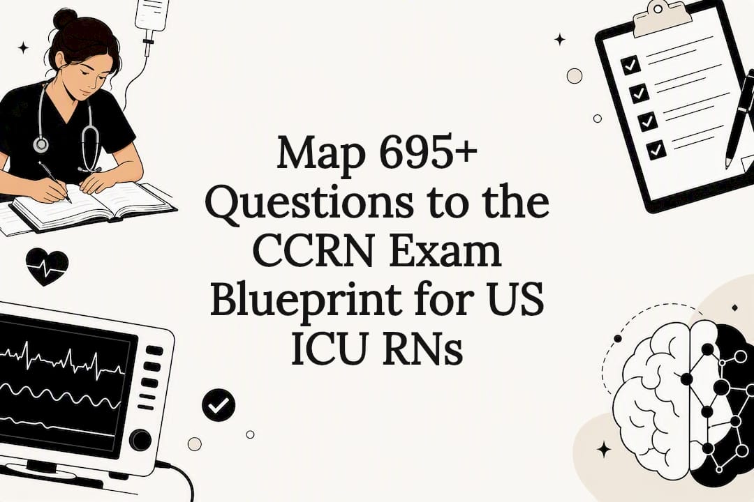 Map 695+ Questions to the CCRN Exam Blueprint for US ICU RNs