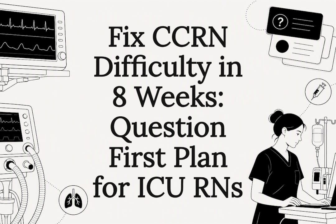 Fix CCRN Difficulty in 8 Weeks: Question First Plan for ICU RNs