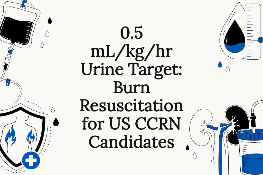 Burn resuscitation urine target title card