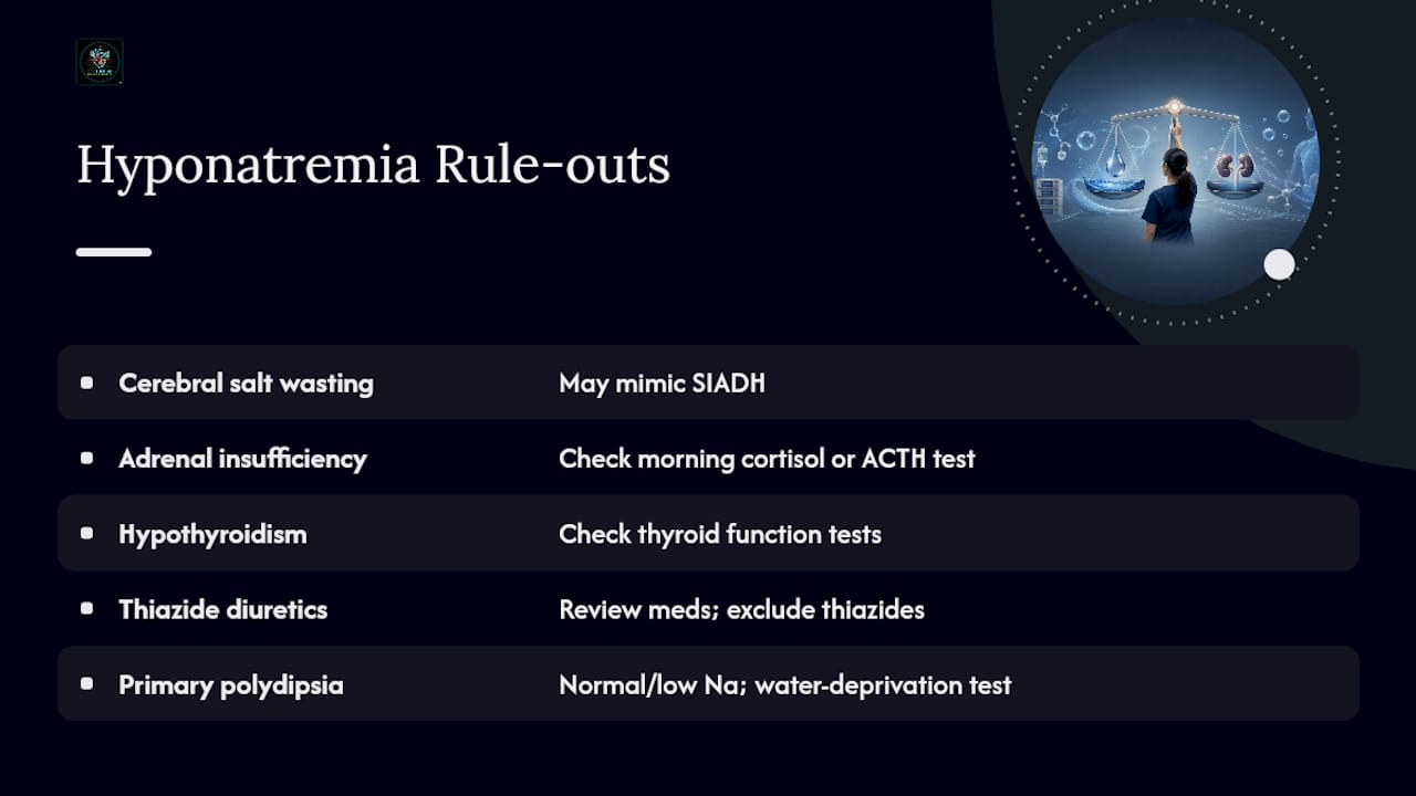 Differential Diagnoses Beyond CSW You Should Rule Out — overview diagram
