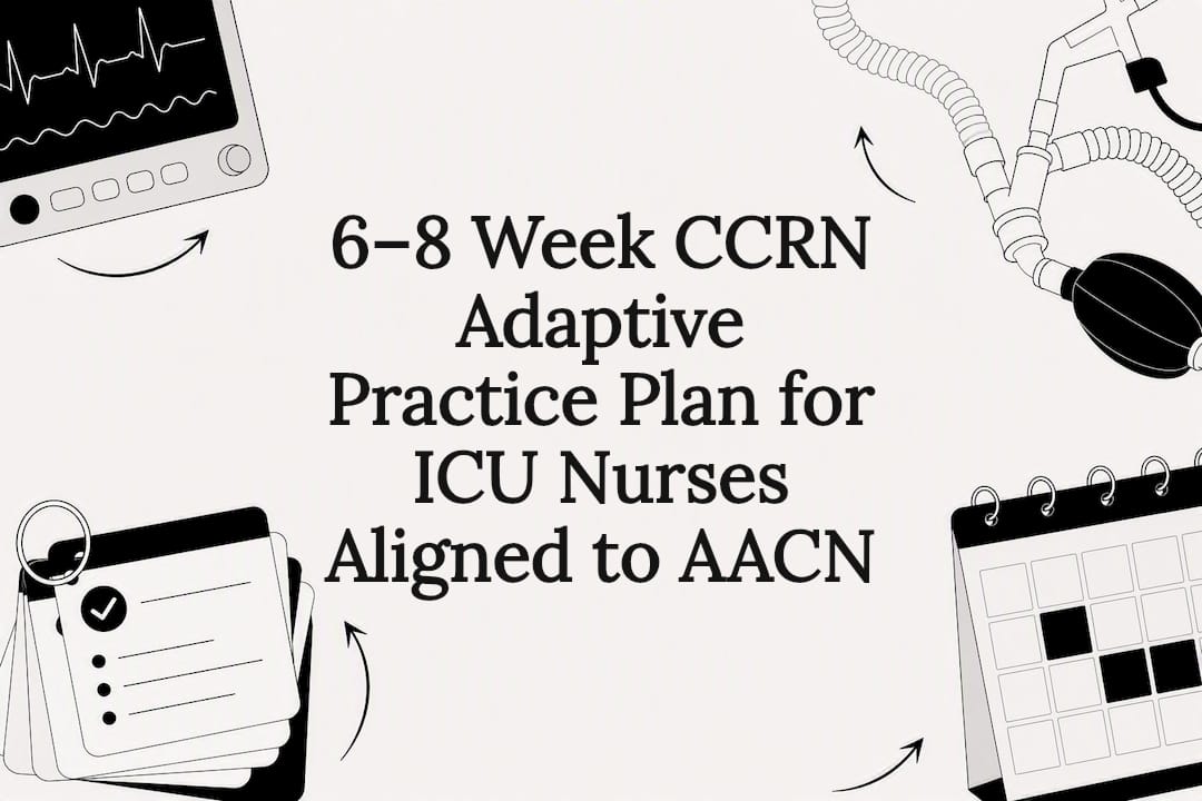 Adaptive CCRN study plan title card