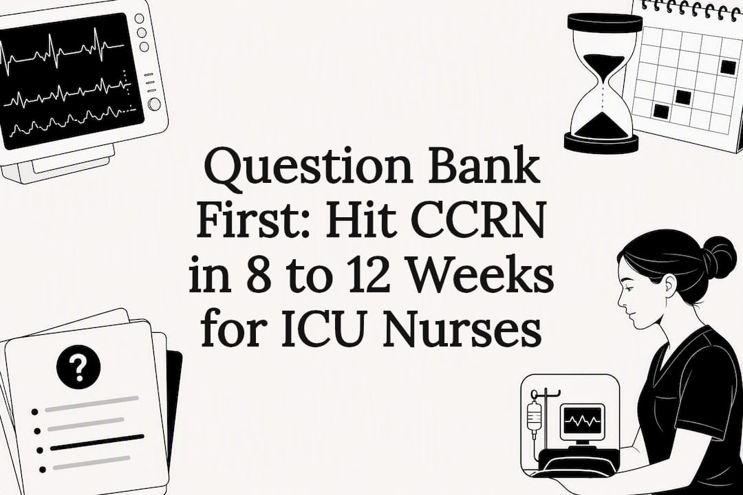 Question Bank First: Hit CCRN in 8 to 12 Weeks for ICU Nurses