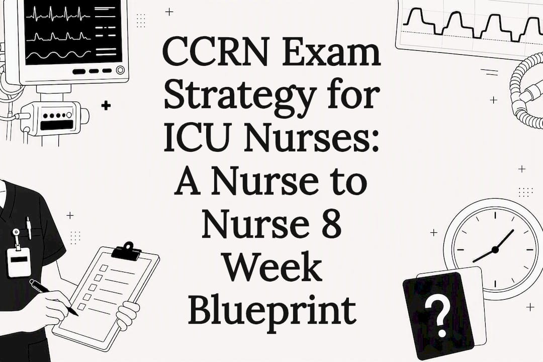 CCRN Exam Strategy for ICU Nurses: A Nurse to Nurse 8 Week Blueprint
