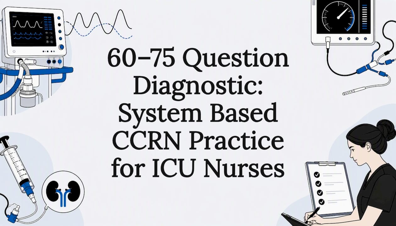 CCRN system practice diagnostic title card