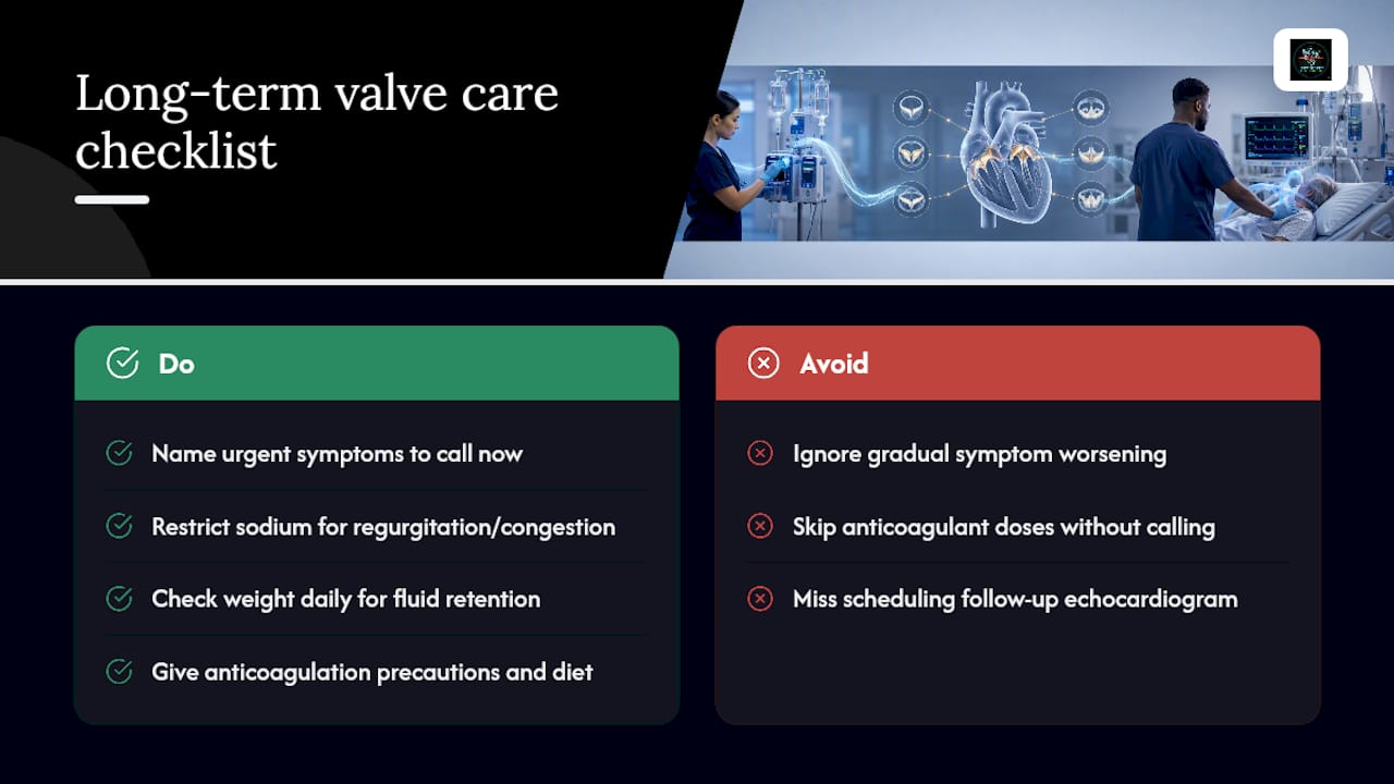 Helping Patients Live With Valve Disease Long Term — overview diagram