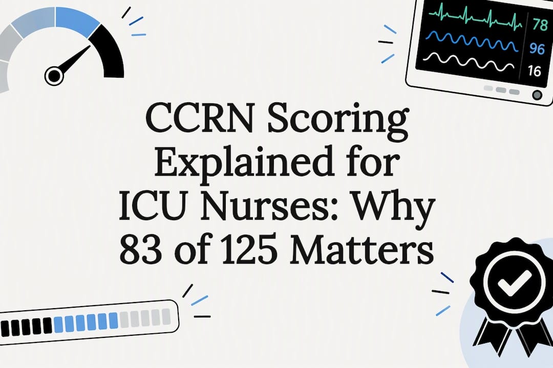 CCRN Scoring Explained for ICU Nurses: Why 83 of 125 Matters