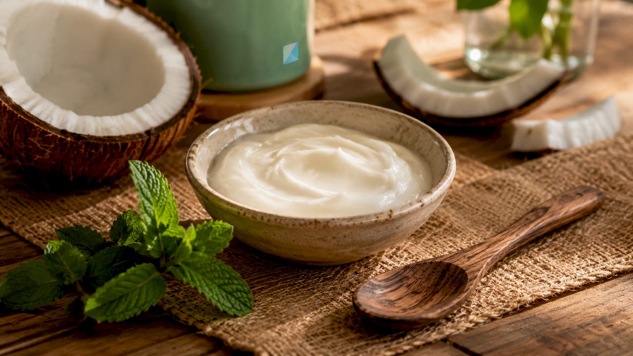 Spoon scooping natural glycerin toothpaste texture