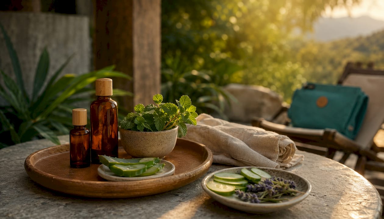 Botanical mouthwash ingredients and natural elements