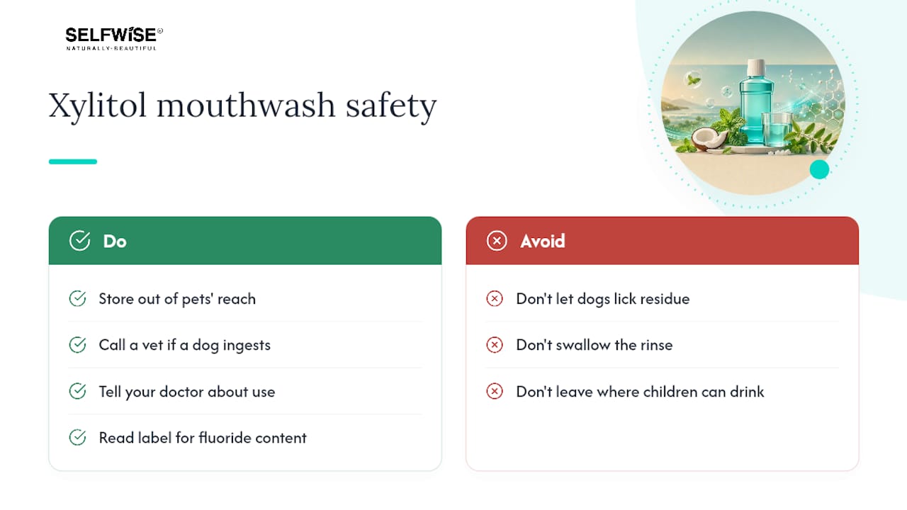 Is Xylitol Mouthwash Safe? Side Effects to Know — overview diagram