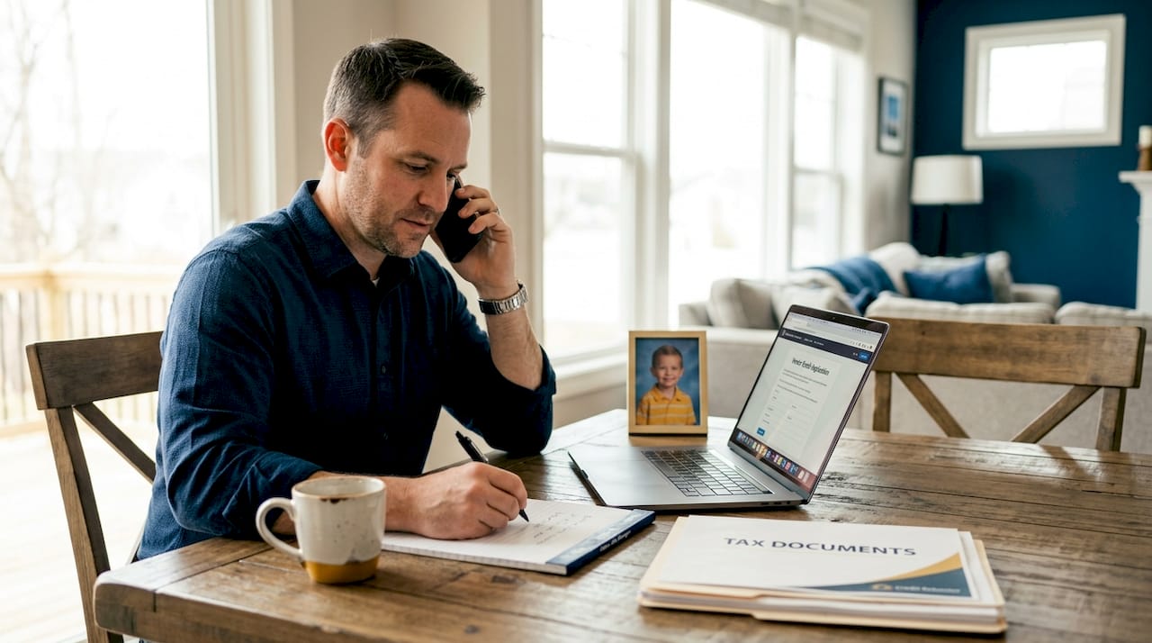 Man calls vendor to open business credit