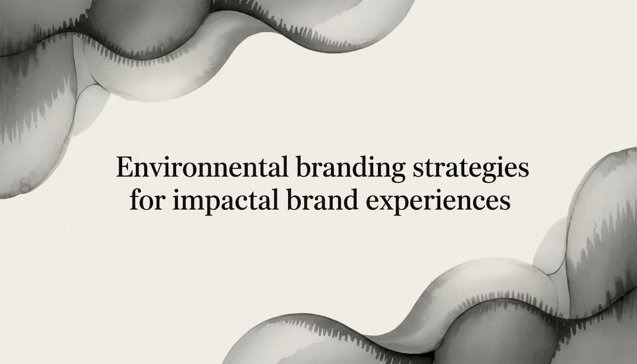 Environmental branding strategies for impactful brand experiences