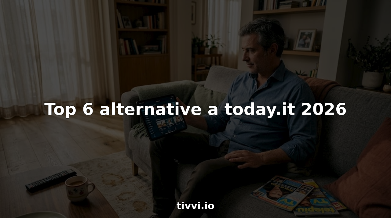 Top 6 alternative a today.it 2026