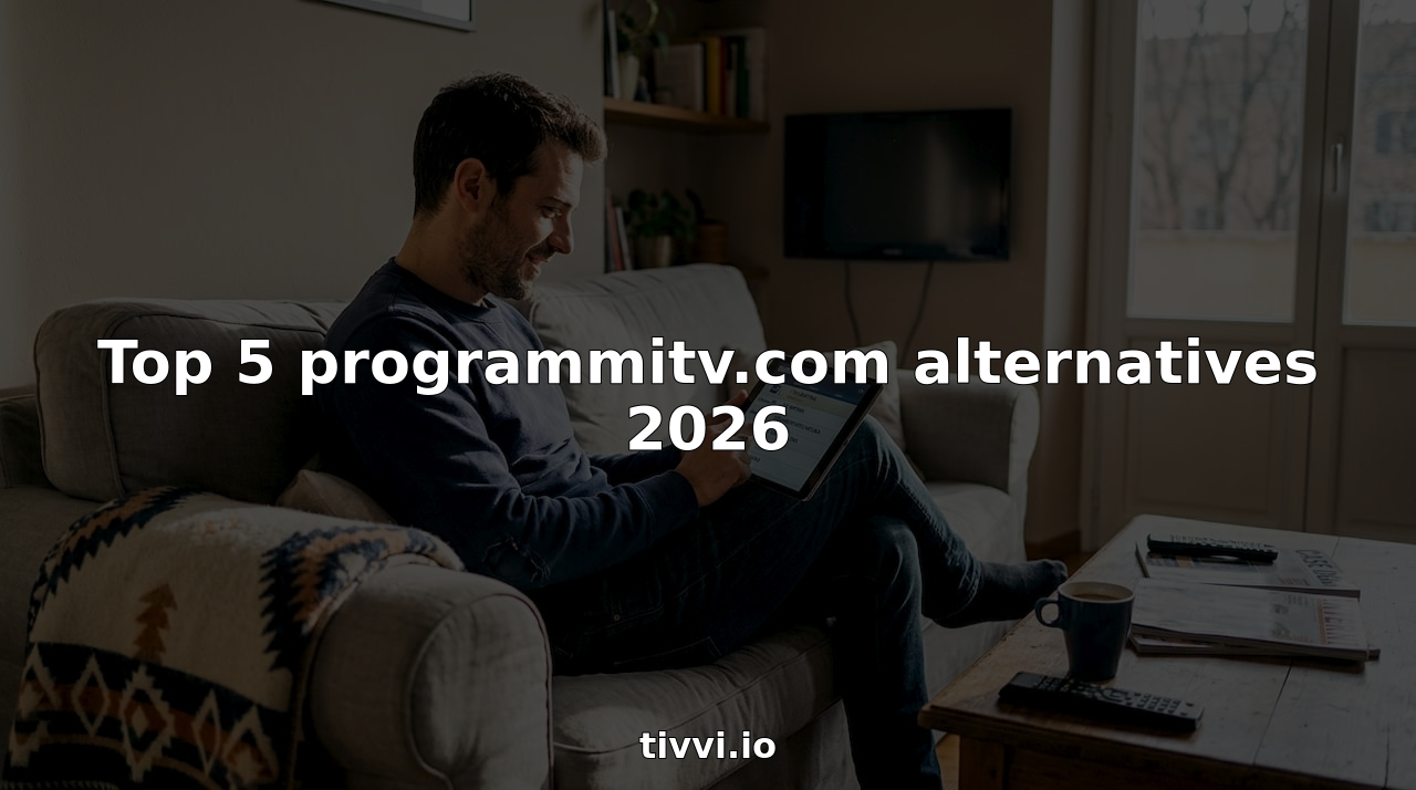 Top 5 programmitv.com alternatives 2026