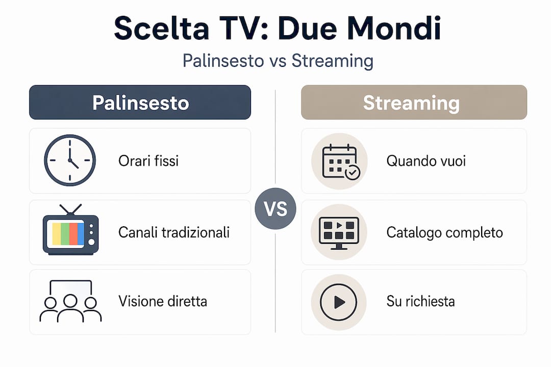 TV tradizionale o streaming on demand: quale scegliere?