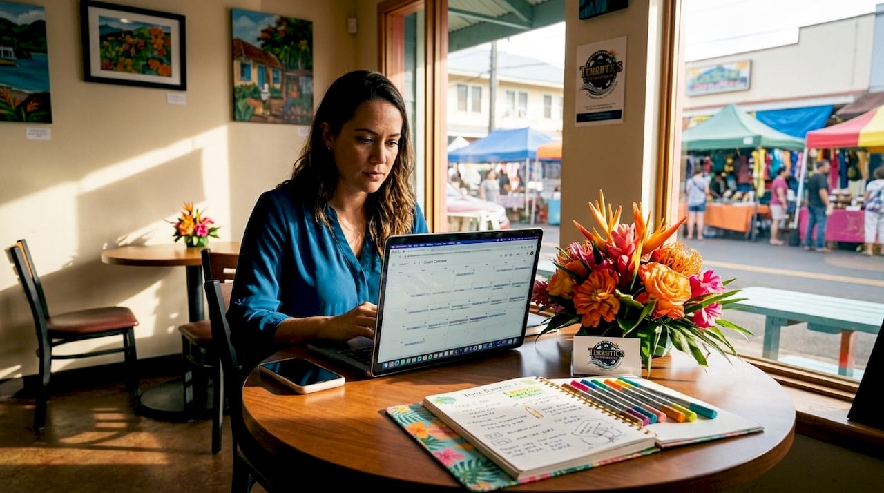 Event planner organizing Oahu entertainment booking