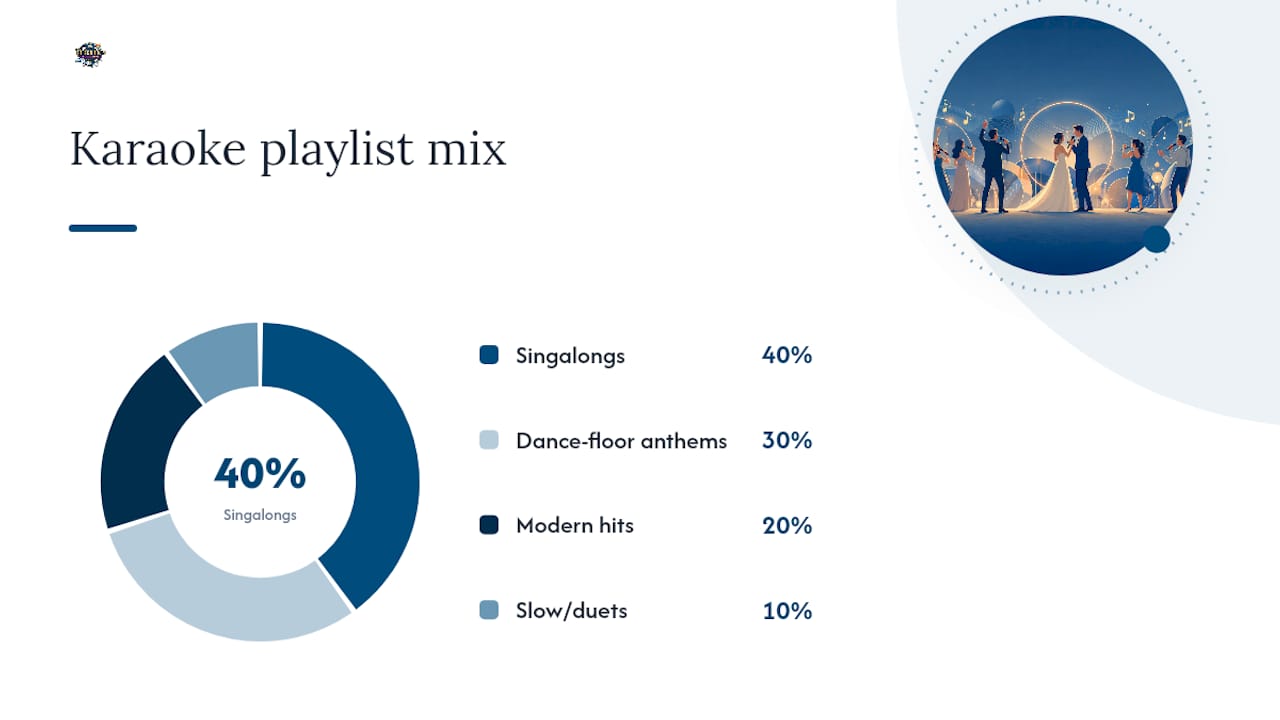 How to curate a wedding karaoke list that keeps the party going — overview diagram