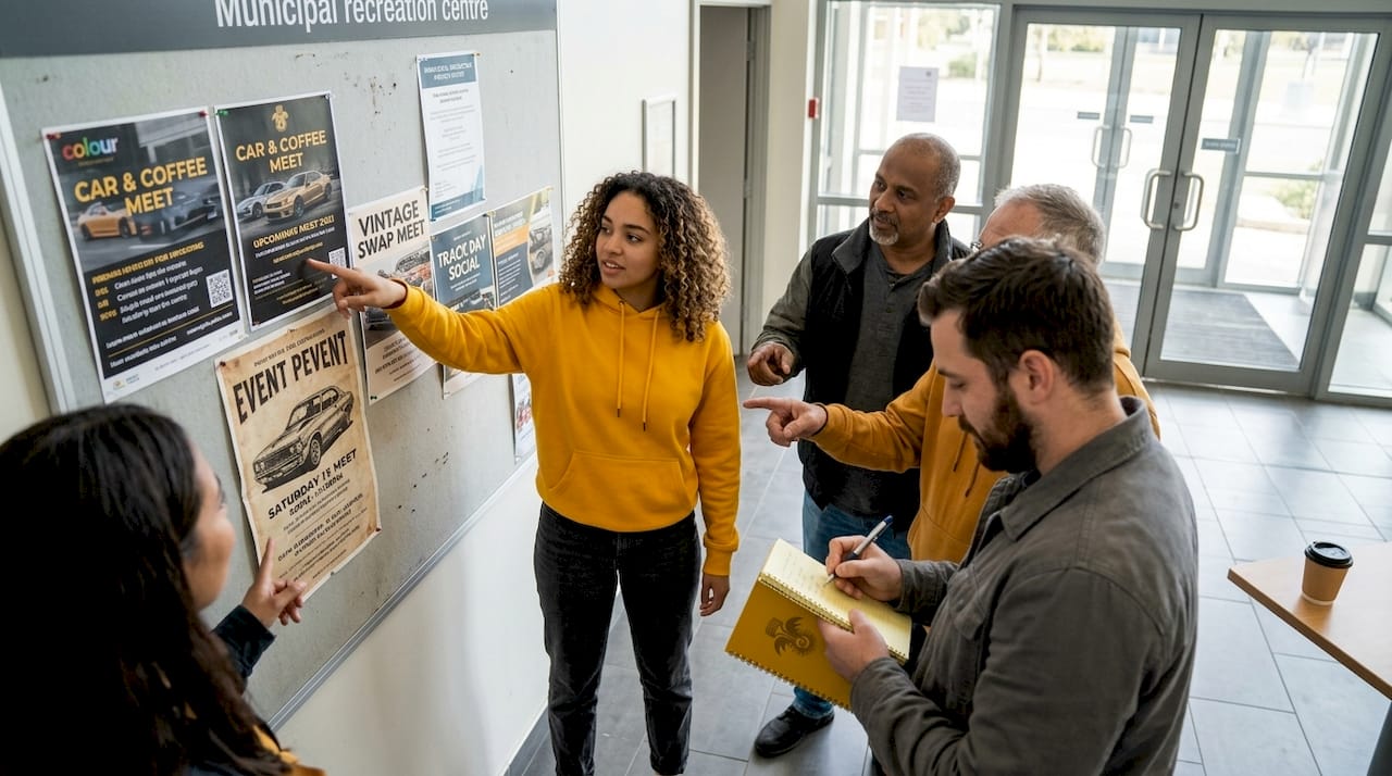 Enthusiasts review consolidated community event board