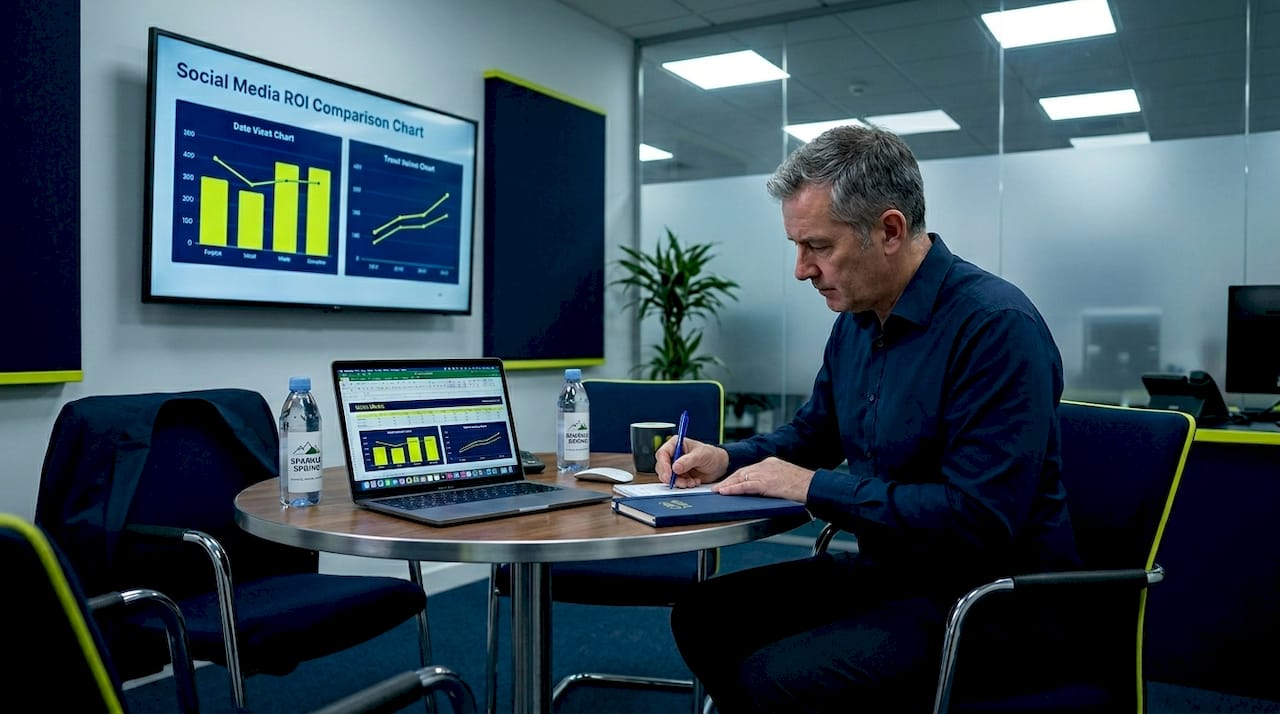 Director compares social media platform ROI