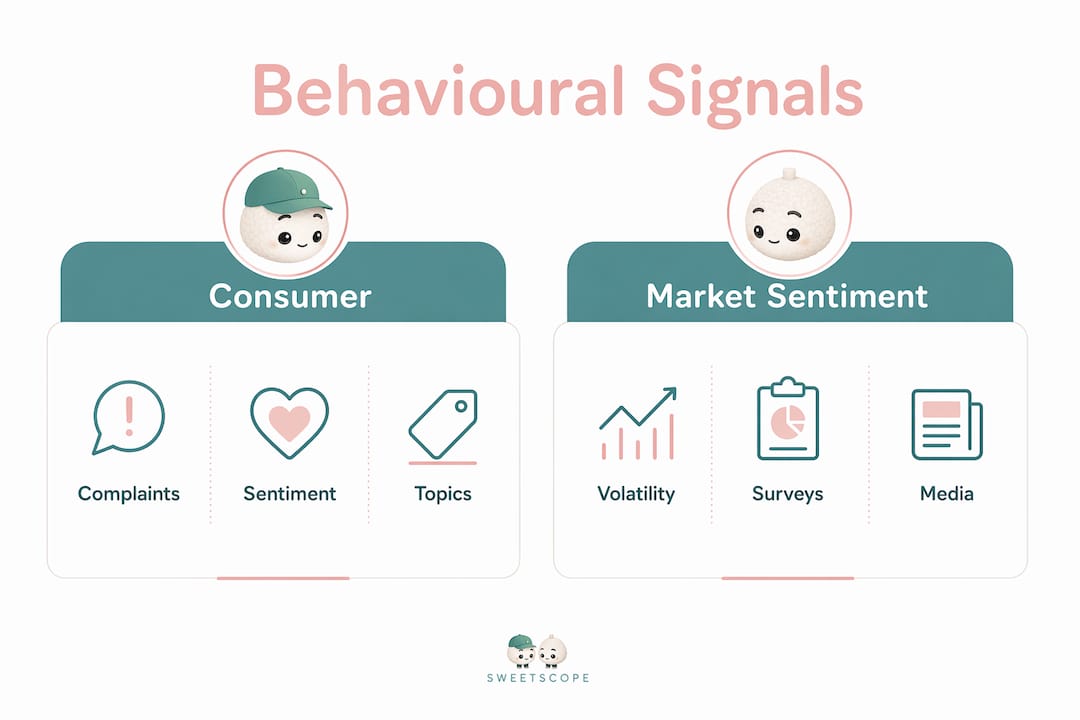 Infographic comparing behavioral signal categories