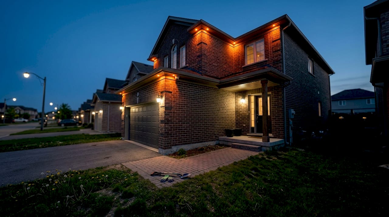 Outdoor LED lighting improves home curb appeal